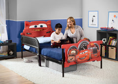 Delta Children Cars 3D Twin Bed, Room View, a1a