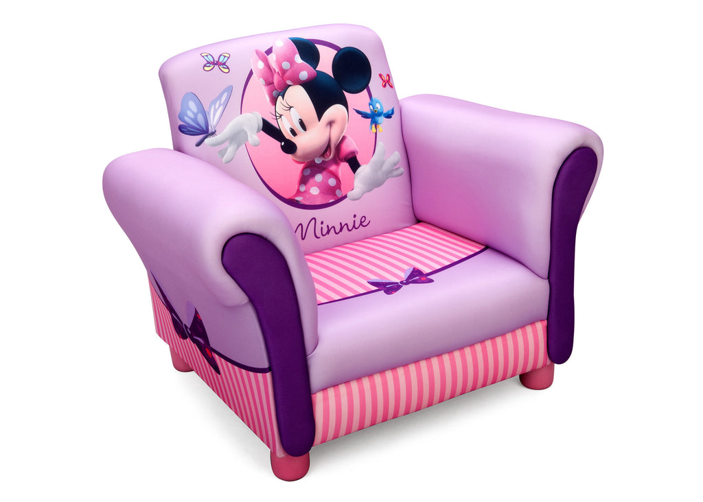 Delta Children Minnie Mouse Upholstered Chair, Right View Style 1 a1a
