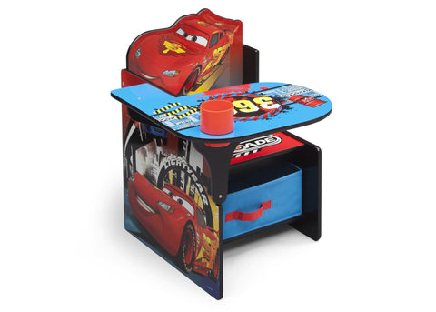 Cars Chair Desk with Storage Bin